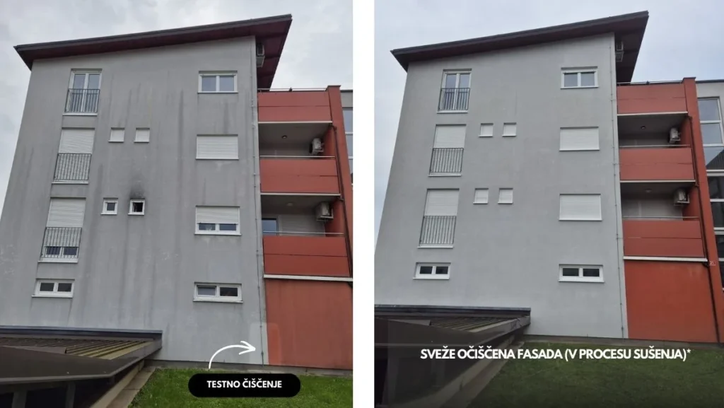 Cena čiščenja fasade bloka: kaj vpliva na strošek?